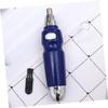 CALLARON Electric Nose Hair Trimmer Rotary Ear Hair Clipper with Safety Cone Head for Painless Facial Grooming and Eyebrow Shaping Cordless Blue Face Care Shaving Device view 2