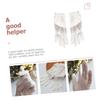 FRCOLOR Multi Function Moisturizing Silk Beauty Gloves for Hand Protection Breathable Lightweight Sleep Gloves for Dry Hands Reusable Hydrating Care Accessory in Pure White view 3