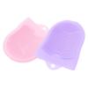 Beatifufu 2Pcs Silicone Facial Cleansing Brush Deep Cleaning Soft Exfoliator for Women Gentle Massage Glove Shape for Sensitive Skin Household Face Wash Gift Pink Purple view 1