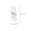 DECHOUS Breathable Silk Moisturizing Gloves for Household Use Lightweight Reusable Gloves for Hand Hydration and Pure White view 2