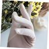 DECHOUS Breathable Silk Moisturizing Gloves for Household Use Lightweight Reusable Gloves for Hand Hydration and Pure White view 3