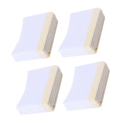 LALADEFIEE 160pcs Arc Shaped Makeup Removal Pads for Women Eyelash Cream Remover Tool Soft Cosmetics Cleansing Pads for Eyelash Grafting and Personal Beauty Use