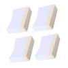 LALADEFIEE 160pcs Arc Shaped Makeup Removal Pads for Women Eyelash Cream Remover Tool Soft Cosmetics Cleansing Pads for Eyelash Grafting and Personal Beauty Use view 1