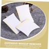 LALADEFIEE 160pcs Arc Shaped Makeup Removal Pads for Women Eyelash Cream Remover Tool Soft Cosmetics Cleansing Pads for Eyelash Grafting and Personal Beauty Use view 4