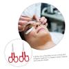 BIUDECO 2Pcs Stainless Steel Eyebrow and Beard Trimming Scissors Precision Blades Curved and Straight Makeup Scissors for Facial Hair Grooming Portable Lightweight Home Beauty Tool view 3