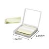 TOPPERFUN Absorbing Sheets with Mirror Compact Practical Oil Control Blotting Papers for Face Oily Skin Care Portable Refills for Men and Women Pore Shrinking and Matte Finish view 2