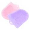 Beavorty 2Pcs Silicone Facial Cleansing Brush Dual Sided Exfoliating Scrubbers for Deep Pore Cleaning and Dead Skin Removal Soft and Portable Manual Face Brush for Women Gentle Skin Care view 1