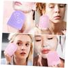 Beavorty 2Pcs Silicone Facial Cleansing Brush Dual Sided Exfoliating Scrubbers for Deep Pore Cleaning and Dead Skin Removal Soft and Portable Manual Face Brush for Women Gentle Skin Care view 3