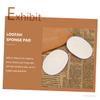LALADEFIEE 2Pcs Natural Loofah Sponge Pads with Lanyard Exfoliating Body Scrubbers for Gentle Massage and Easy Grip Supple Shower Pads for Thorough Skin Cleansing and Storage view 3