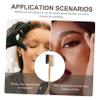FOMIYES Multifunctional Eyebrow Brush Dual Head Eyebrow Trimming Tool and Comb for Precise Eyelash Grooming and Styling Cosmetic Makeup Accessory for Everyday Use view 2