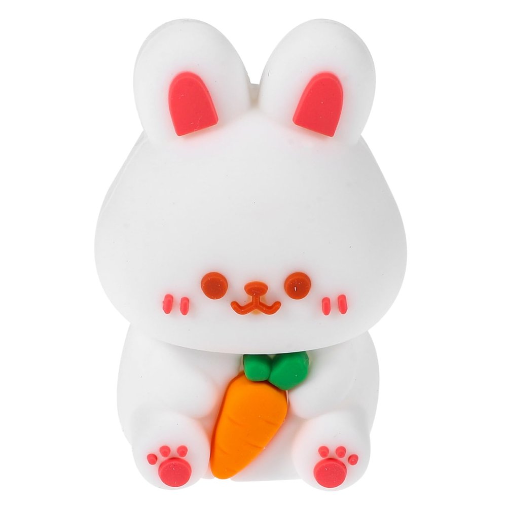Healeved Small Handheld Cartoon Pencils Sharpener for Cute Bunny Design Eyebrow Pencil Sharpener and Portable Desktop Decor Safe and Practical for Home Use