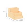 PLAFOPE Double Storage Box for DIY Tools and Makeup Organizer Compact Space Saving Pen Holder and Brush Storage Case Desk Organizer for Office and Home Use view 2