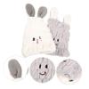 FOMIYES 2 pcs Hair Towel Wrap with Cute Rabbit Ears Super Absorbent Quick Drying Hair Caps for Thick Soft Microfiber Bath Towels to Reduce Drying and Frizz Skin Friendly view 3
