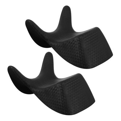 Baluue 2pcs Soft Shampoo Bowl Neck Rest Cushion Ergonomic Gel Neck Pillow for Hair Salon Wash Basin PVC Material Comfortable Head Support for Salon Sink and Home Use