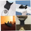 Baluue 2pcs Soft Shampoo Bowl Neck Rest Cushion Ergonomic Gel Neck Pillow for Hair Salon Wash Basin PVC Material Comfortable Head Support for Salon Sink and Home Use view 3