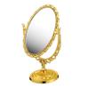 Vaguelly Vintage Style Swivel Vanity Mirror Rotation Double Sided Desktop Makeup Mirror with Stable Base for Home Decor and Precise Makeup Application view 1