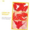 BIUDECO 120pcs Silicone Tweezers Tip Covers for Eyelash Grafting and Eyebrow Protection Protectors for Straight Elbow Tweezers Lightweight Cap for Beauty Salon and Personal Use view 3