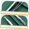 SOESFOUFU Stainless Steel Nose Hair Trimming Tweezers Nose Hair Remover for Men Reusable Lightweight with Black Carry Case for Travel view 2