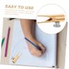 CALLARON Manual Eyebrow Pencil Sharpener Dual U Shape Slot for Makeup and Lip Liners Compact Portable Wooden Sharpener with Metal Blades Convenient for Students Artists and Beginners view 3
