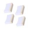 Beatifufu 160pcs Arc Shaped Makeup Removal Pads for Women Lightweight Eye Cosmetics Cushions with Adhesive Strips Practical Makeup Accessories for Home and Travel view 1