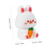 ETHZZLE Cute Cartoon Bunny Pencil Sharpener for Home Handheld Sharpener for Eyebrow and Pencils Easy to Use with Smooth Sharpening view 2