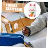 ETHZZLE Cute Cartoon Bunny Pencil Sharpener for Home Handheld Sharpener for Eyebrow and Pencils Easy to Use with Smooth Sharpening view 4