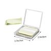 Healeved Blotting Sheets with Mirror Case Portable Makeup Oil Absorbing Papers for Face and Shine Removal Suitable for Men and Women view 2