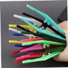 ETHZZLE 30Pcs Small Plastic Eyebrow Tweezers for Women and Men Lightweight Eyebrow Trimming Tool for Fine Hair Removal Portable Makeup Supplies for Daily Use view 3