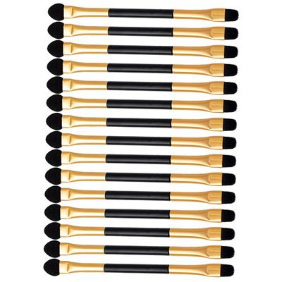 BUTIFULSIC 15Pcs Eyeshadow Applicators Portable Eye Makeup Safe Lightweight Makeup Brushes for Easy Gentle Application and Travel Convenience