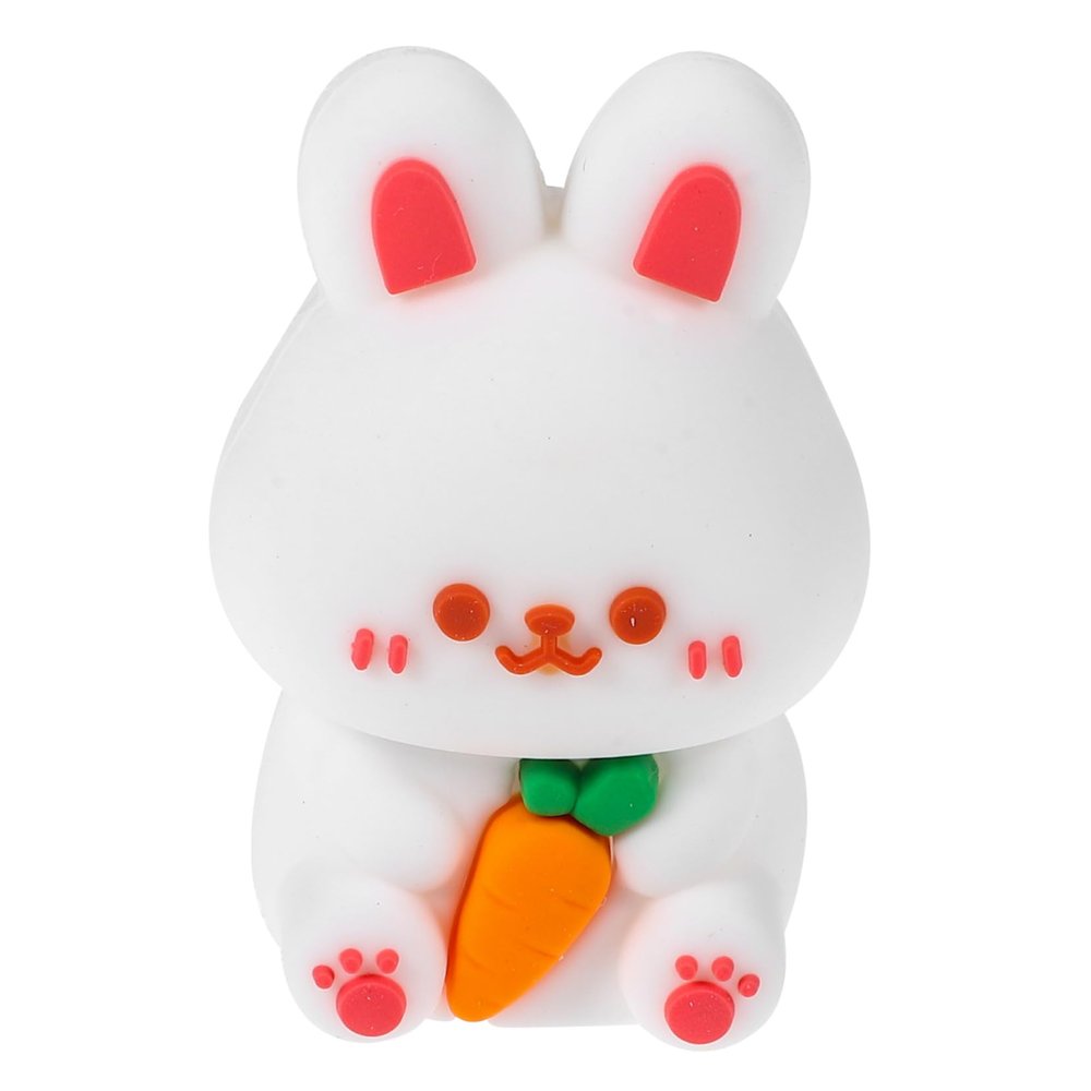 AUTSUPPL Manual Pencil Sharpener for Eyebrow Pencils Cute Bunny Design Small Handheld Sharpener for Home and Office Easy to Use with Smooth Sharpening Performance