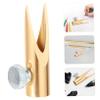 FOYTOKI Portable Metal Pencil Sharpener Small Manual Sharpener with Dual U Shaped Slots for Eyeliner and Pencils Efficient Sharpening Tool for Students and Artists view 4