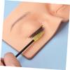 BESTYASH 50pcs Disposable Eyelash and Eyebrow Brush Applicators with Soft Nylon Bristles Dual Ended Lash Comb and Brow Grooming Tool for Precise Makeup Application Travel Friendly view 3