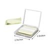 PLAFOPE Blotting Sheets for Face with Mirror Puff Facial Oil Absorbing Paper for Oily Skin Portable Compact Case and Pore Shrinking for Men and Women view 2