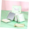 PLAFOPE Blotting Sheets for Face with Mirror Puff Facial Oil Absorbing Paper for Oily Skin Portable Compact Case and Pore Shrinking for Men and Women view 4