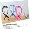 PLAFOPE 2Pcs Foldable Portable Wig Holders Lightweight Plastic Wig Displaying Racks for Household Care Accessories for Easy Storage and Quick Drying view 2