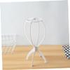 PLAFOPE 2Pcs Foldable Portable Wig Holders Lightweight Plastic Wig Displaying Racks for Household Care Accessories for Easy Storage and Quick Drying view 3
