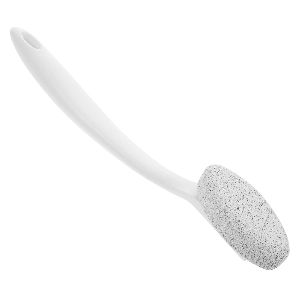 AUTSUPPL Long Handle Foot File Pumice Callus Remover Tool for Men Women Elderly Ergonomic Comfortable Grip Foot Skin Remover for Dead Skin Exfoliation and Callus Removal at Home Salon
