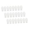 Beavorty 12 Pairs White Cotton Moisturizing Gloves for Adults Thickened Working Gloves for Autumn Winter Soft and Comfortable for Dry Hands Care view 1
