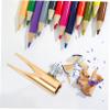HONMEET Portable Dual Use Pencil and Eyebrow Sharpener Lightweight Handheld Metal Cutter for Precise Sharpening Easy Operation for Students Artists and Makeup Use view 4