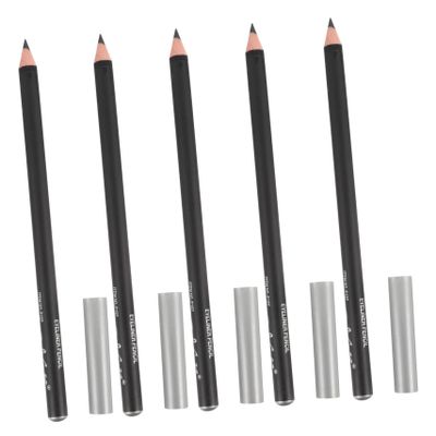 DECHOUS 12Pcs Black Eyeliner Pens for Women Smooth Precision Makeup Eye Lining Pencils Smudge Resistant Comfortable Texture Beauty Supply