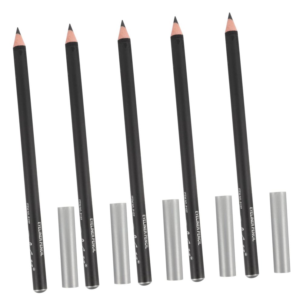 DECHOUS 12Pcs Black Eyeliner Pens for Women Smooth Precision Makeup Eye Lining Pencils Smudge Resistant Comfortable Texture Beauty Supply