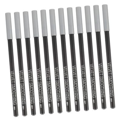 Beavorty 12Pcs Black Eyeliner Pencil Sweat Eye Lining Pens with Ultra Fine Tip for Precise Makeup Quick Dry Cosmetic Eyeliner for Professional and Daily Use