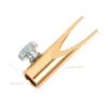 Baluue Metal Eyeliner Pencil Sharpener Small Portable Manual Sharpener for Students Dual Side U Shaped Slot for Eyebrow and Lip Pencils Lightweight School Supply view 2