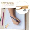 Baluue Metal Eyeliner Pencil Sharpener Small Portable Manual Sharpener for Students Dual Side U Shaped Slot for Eyebrow and Lip Pencils Lightweight School Supply view 3