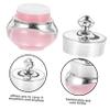 PLAFOPE 3pcs Refillable Travel Cream Jars Pink Acrylic Containers with Lids for Cosmetics Eye Cream Lotion Storage Portable Small Toiletry Bottles for Business Trips and Daily Use view 3
