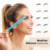 Eyebrow Razor Facial Hair Remover Eyebrow Trimmer Eye Brow Grooming kit Shaver 3 Colors Shavers with Precision Cover, Hair Remover Trimmers (Pack of 3) view 3