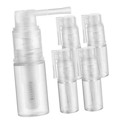 VINTORKY 5 Pack Powder Dispenser Bottles 14ml Long Nozzle Plastic