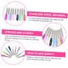 BELLIFFY 27pcs Stainless Steel Nail Files Manicure Nail Care Tools for Suitable for Home and Salon Use Random Color view 4