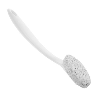 BUTIFULSIC Ergonomic Long Handle Foot File Pumice Callus Remover for Men Women Elderly Gentle Exfoliating Scrubber Tool for Dead Skin Removal and Smooth Feet Care at Home Salon