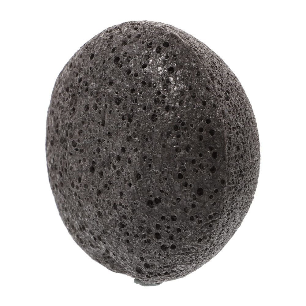 NOLITOY Half Sphere Facial Sponge Pad Black Gentle Exfoliating Face Cleansing Tool Reusable Makeup Remover Scrubber for Sensitive Skin Travel Friendly Soft Facial Sponge